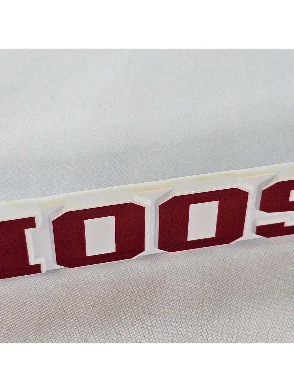 Indiana Hoosiers License Plate Frame Rico Industries White Crimson NCAA IU New